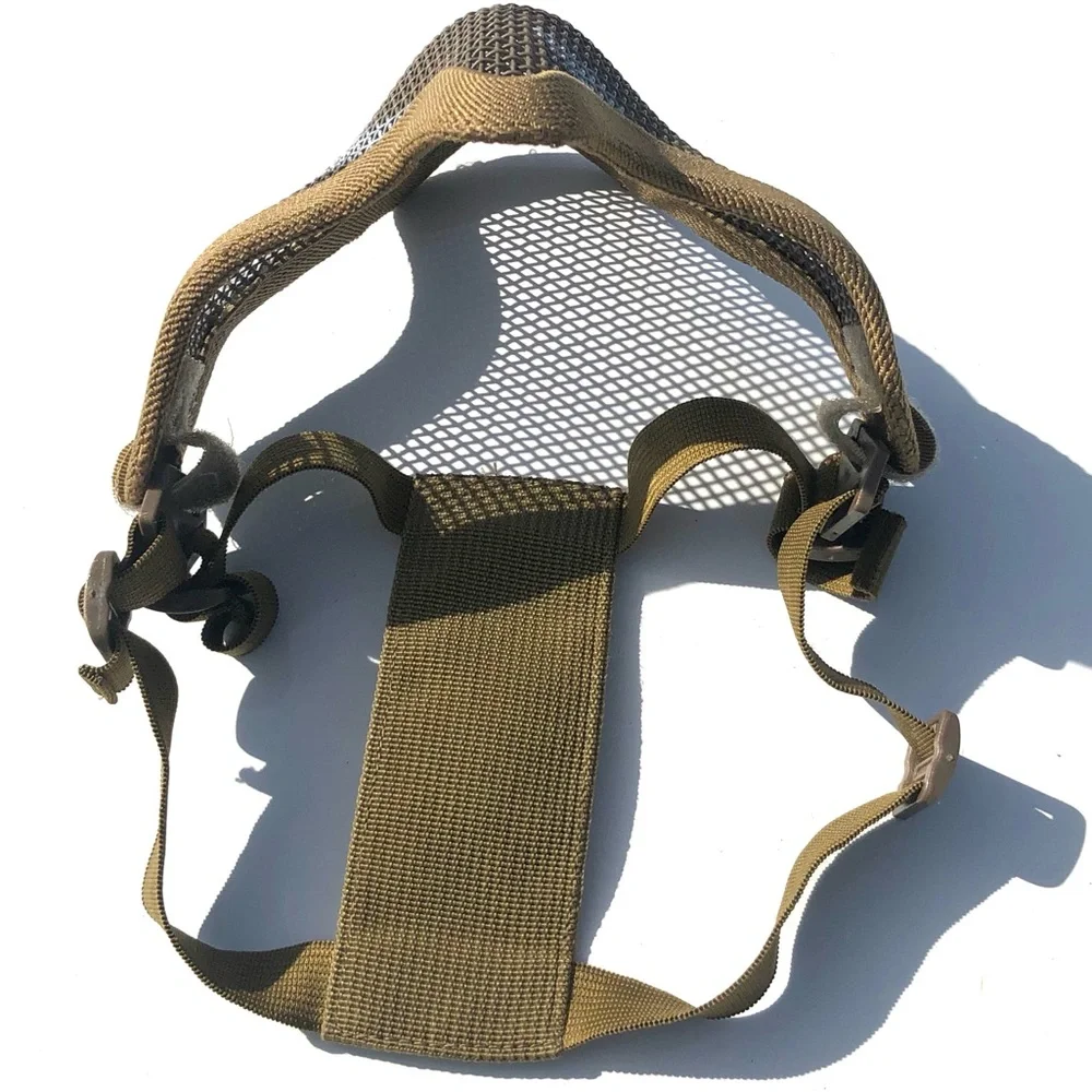 Airsoft Half Face / Throat Mesh Mask